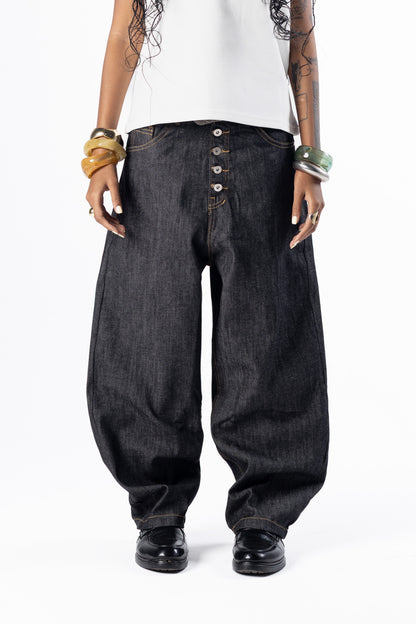 Black Raw Denim