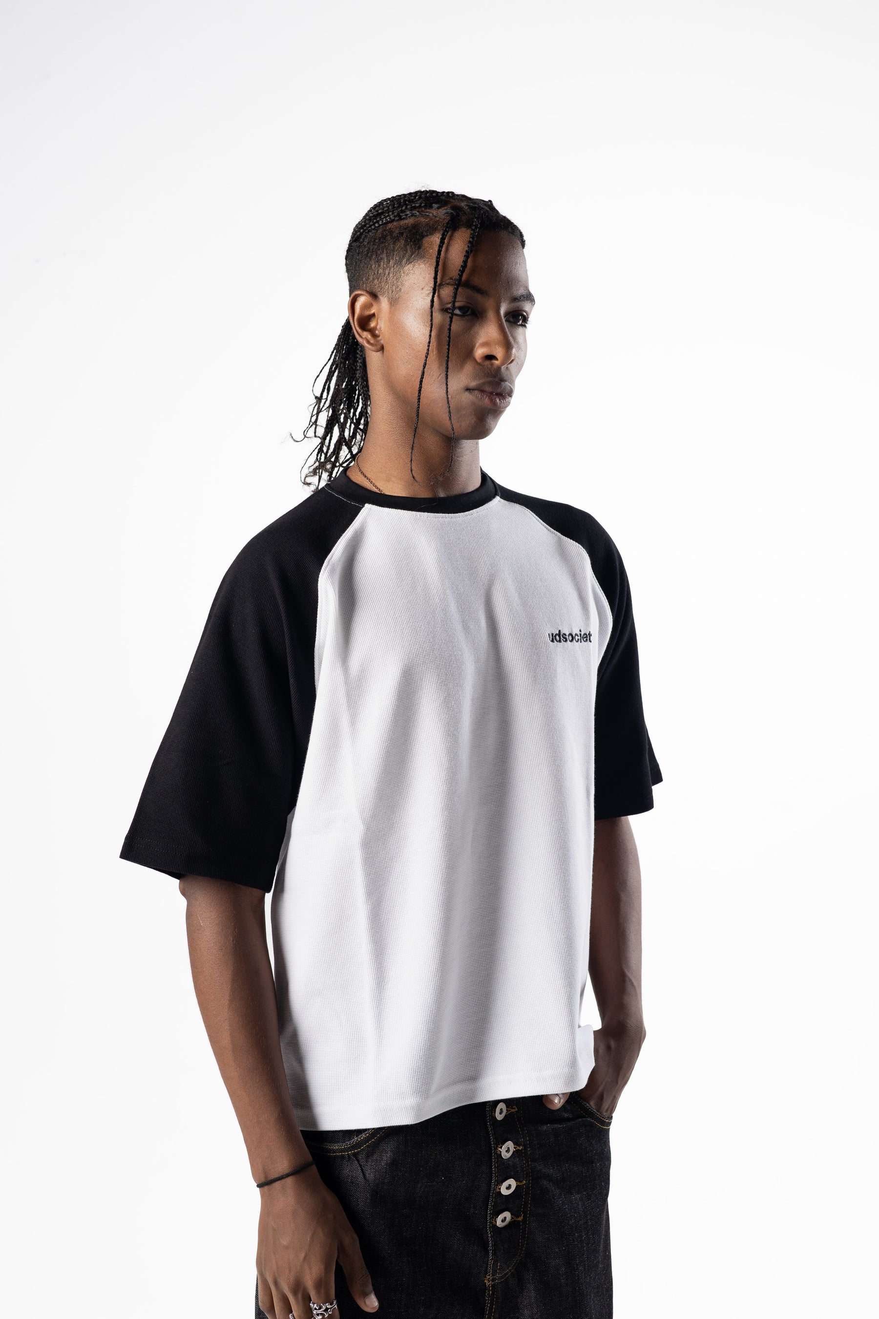 Raglan Waffle tee
