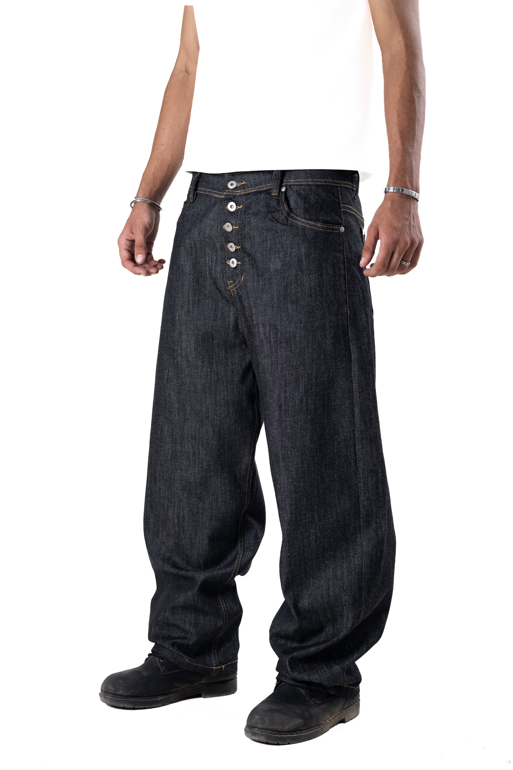 Black Raw Denim