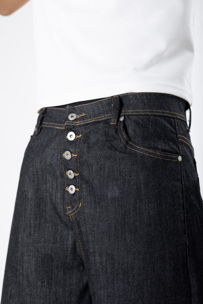 Black Raw Denim