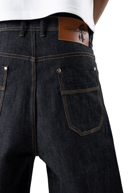 Black Raw Denim